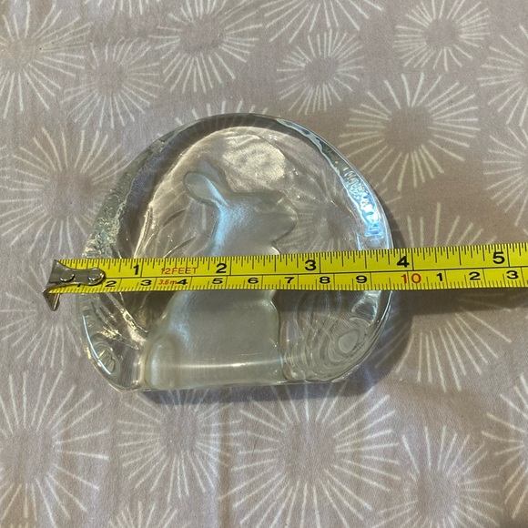 ZAJECAR crystal made in Yugoslavia. Bunny paperweight. - Picture 4 of 6